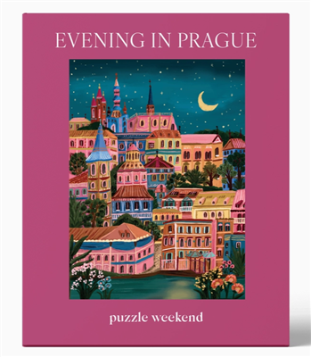 Ciao Bella Evening in Prague Town 1000 pc Puzzle