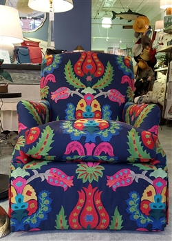 Ciao Bella! Interiors Custom Floral Chair
