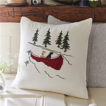 Ciao Bella Taylor Linens  Labrador Canoe Throw