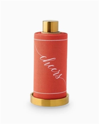 Ciao Bella Coral Cocktail Napkin Roll