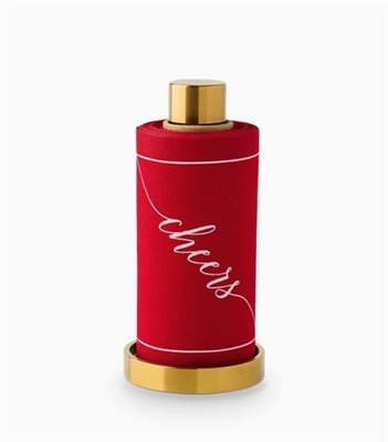 Ciao Bella Red Cheers Cocktail Napkin Roll