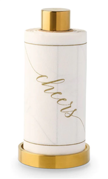 Ciao Bella TWT White Cheers Cocktail Napkin Roll