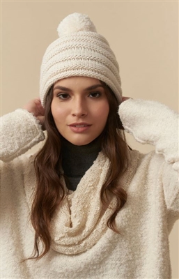 Ciao Bella Seashell Fair Trade Alpaca Beanie